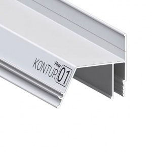 Профиль алюминиевый Flexy KONTUR 01 контурный, 2м