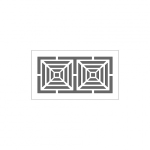 Магнитная вент.решётка 110х55(125х70)-007