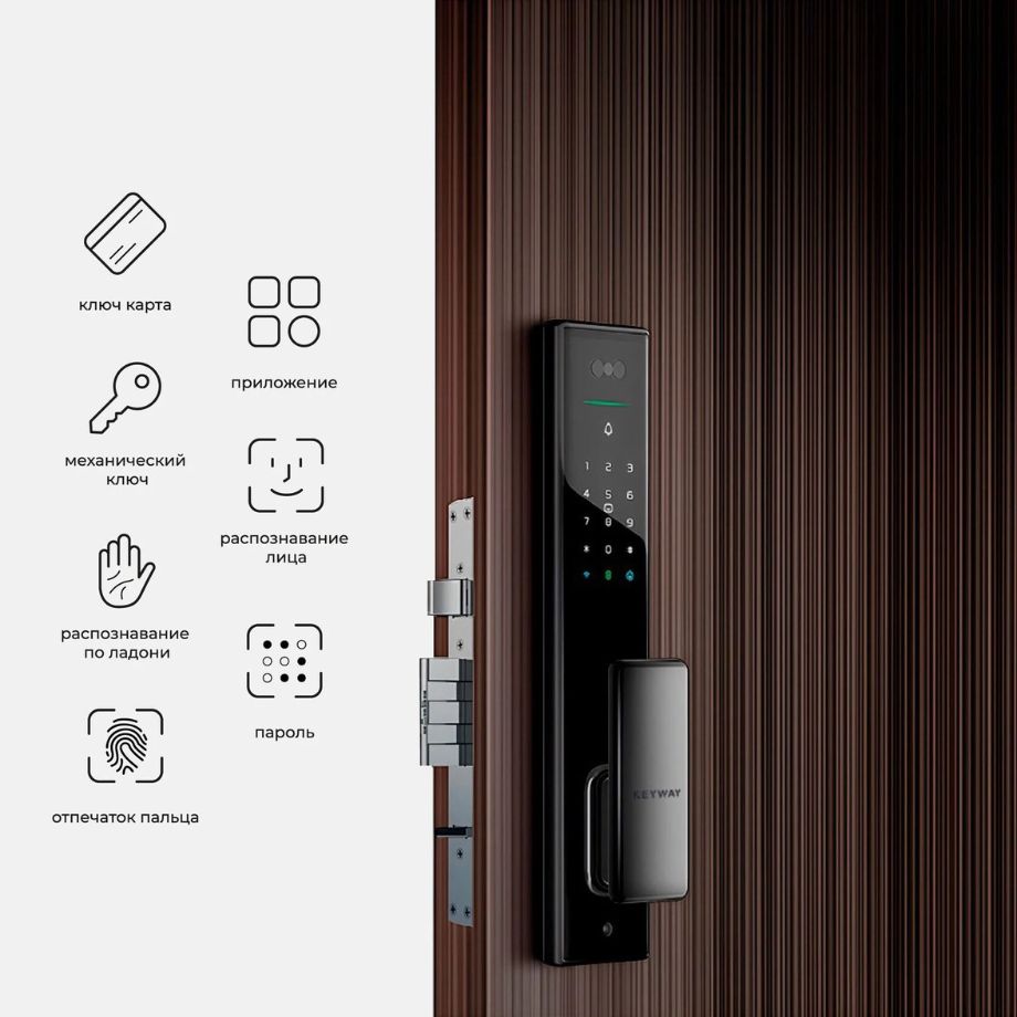 Умный замок премиум-класса KEYWAY SL500 (3)
