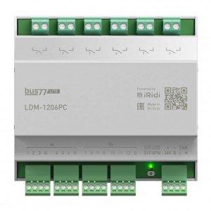 Релейный модуль_ 6 каналов реле, 12 универсальных входа (LDM-1206PC)