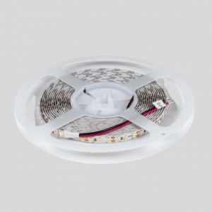 Лента светодиодная LUX, 3528, 120 LED_м, 9,6 Вт_м, 12В, IP33, Теплый белый (2700K) (3)