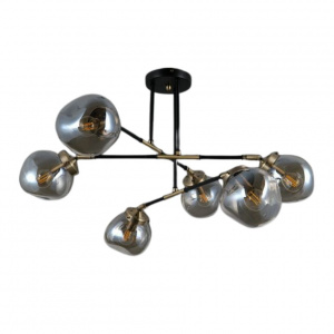 Linvel LV 93686 Араука Чёрныйбронза Е14 max.5W Led Люстра