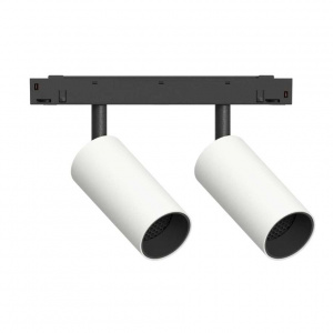 Трековый светильник GRAFFIT TWIN SPOT LED 48В 2x6Вт 4000К CRI90 36° NO-DIM белый песок 23.101.4
