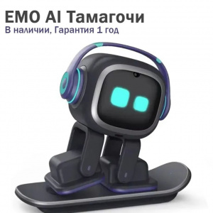 Умный робот EMO Robot AI на скейтборде