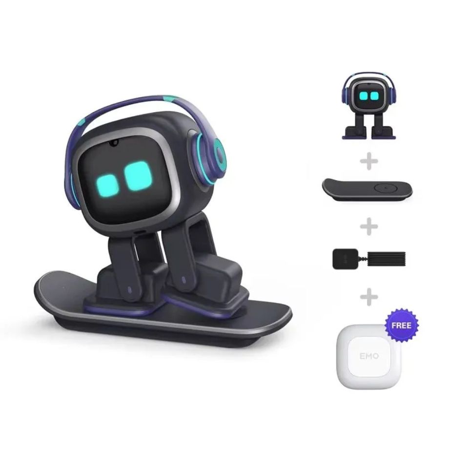 Умный робот EMO Robot AI на скейтборде (3)