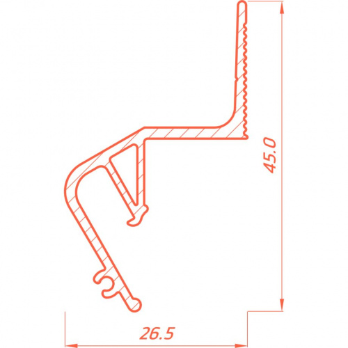 Профиль парящий FLEXY FLY 02, белый матовый, 2 м (5)