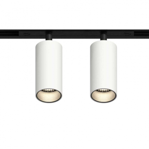 Трековый светильник GRAFFIT TWIN SPOT LED 48В 2x6Вт 4000К CRI90 36° NO-DIM белый песок 23.101.4 (2)