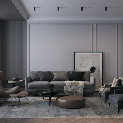 Потолочный светильник черный потолочный Maytoni Focus S C052CL-01B (3)